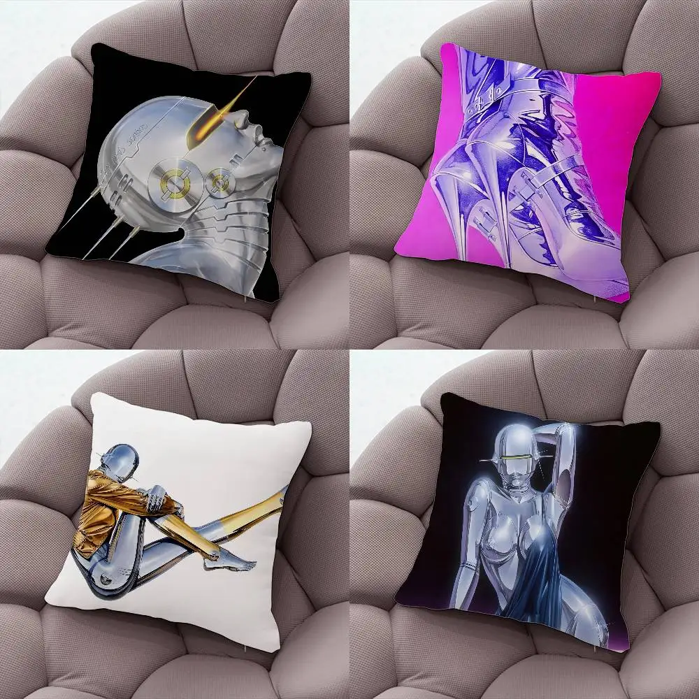 

S-Sorayamas Art H-Hajime Pillow Case Plush Fabric Soft Pillowcase Double Sided Print Cushion Cover Household Gifts