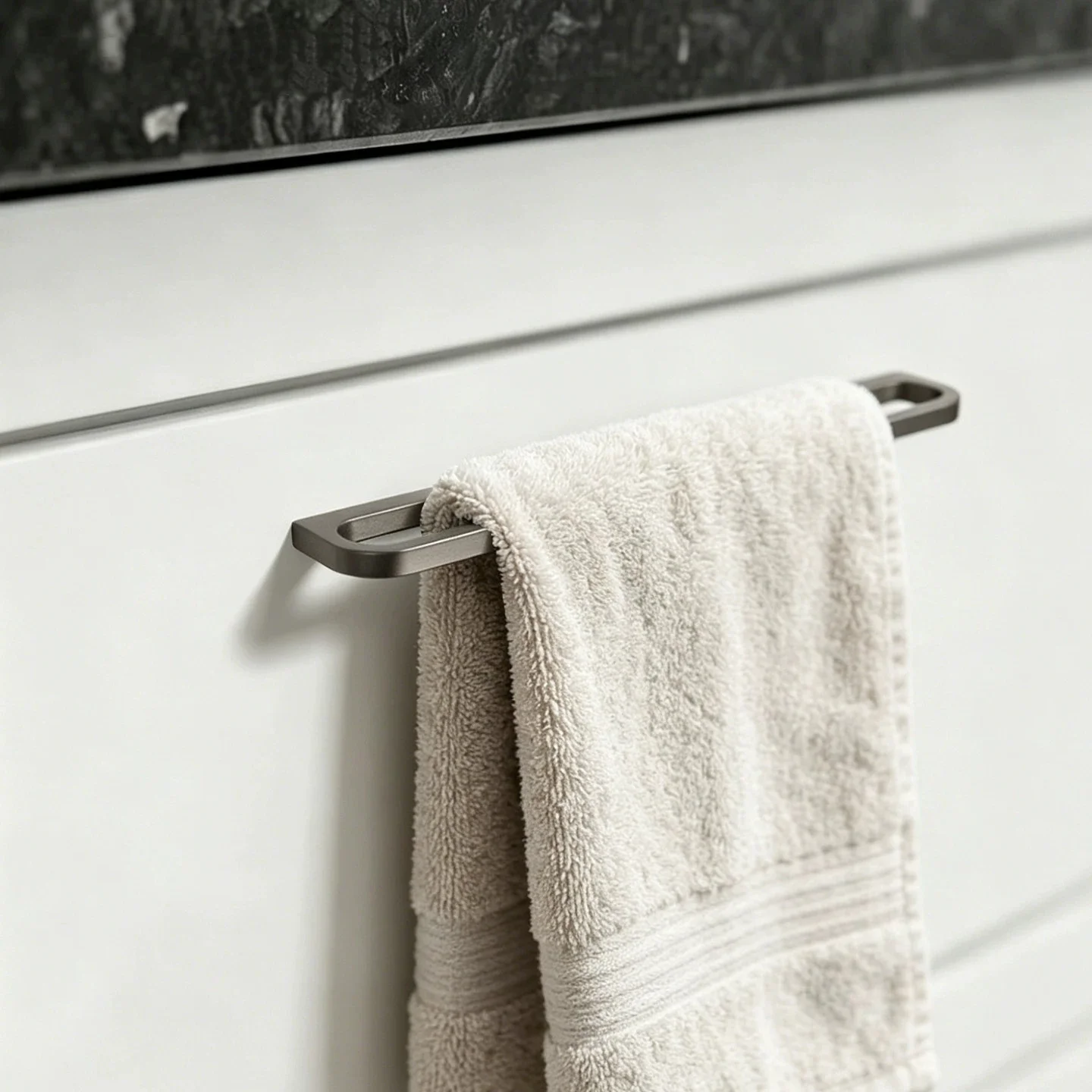 Minimalist Gun-grey Hollowed-out Handles, Small Handles for Wardrobe Doors Cabinets Drawers, Furniture Hardware Accessories