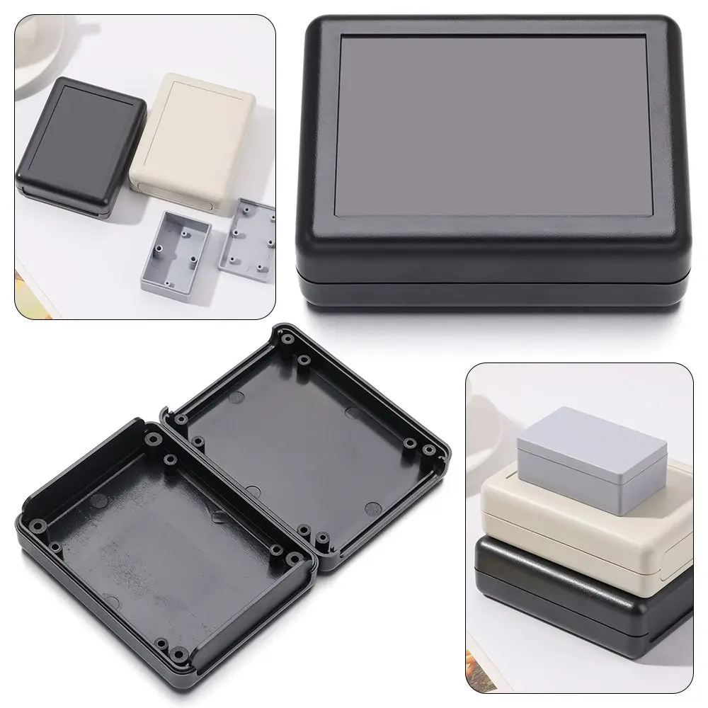1/2 szt. Obudowa obudowa plastikowa skrzynka projektowa płytka drukowana projekt elektroniczny 55*35*20mm/90x70x28mm DIY skrzynki przyłączeniowe drutu