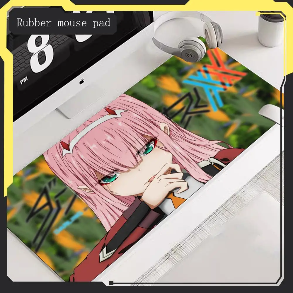 

Mouse Pad Hot selling Comic DARLING IN THE FRANX mouse pad with non slip and wear-resistant size, suitable for desktop laptops