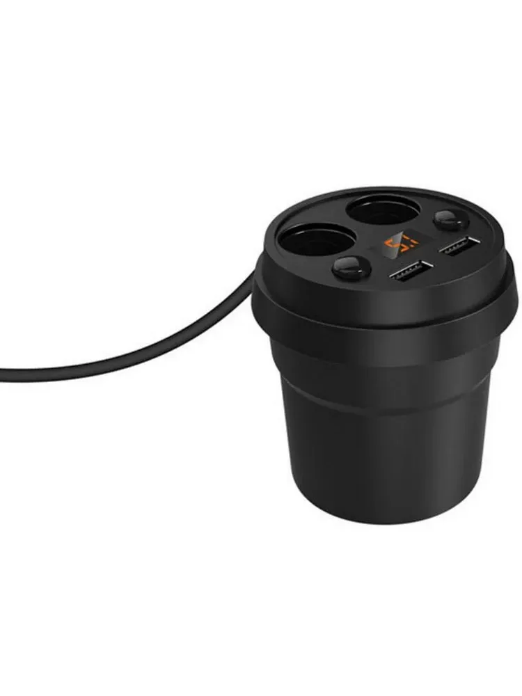 

Автомобильное зарядное устройство DC12-24V с двумя USB-портами и выходом 3.1A для мобильных телефонов и планшетов