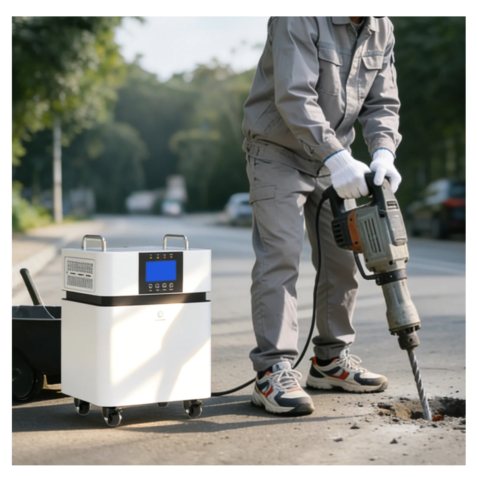 Plug And Play 5kwh 8kwh 15kwh 16kwh Lifepo4 Battery All In One Solar Generator 5kw 220v AC Output Moveable Power Station view 3