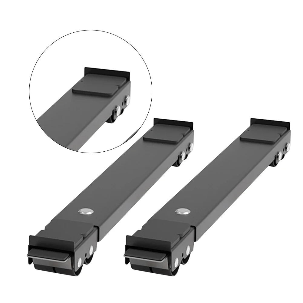 

2pcs Fridge Mobile Roller Bracket Adjustable Mobile Washing Machine Base Multifunctional Anti-slip Home Furniture Moving Roller