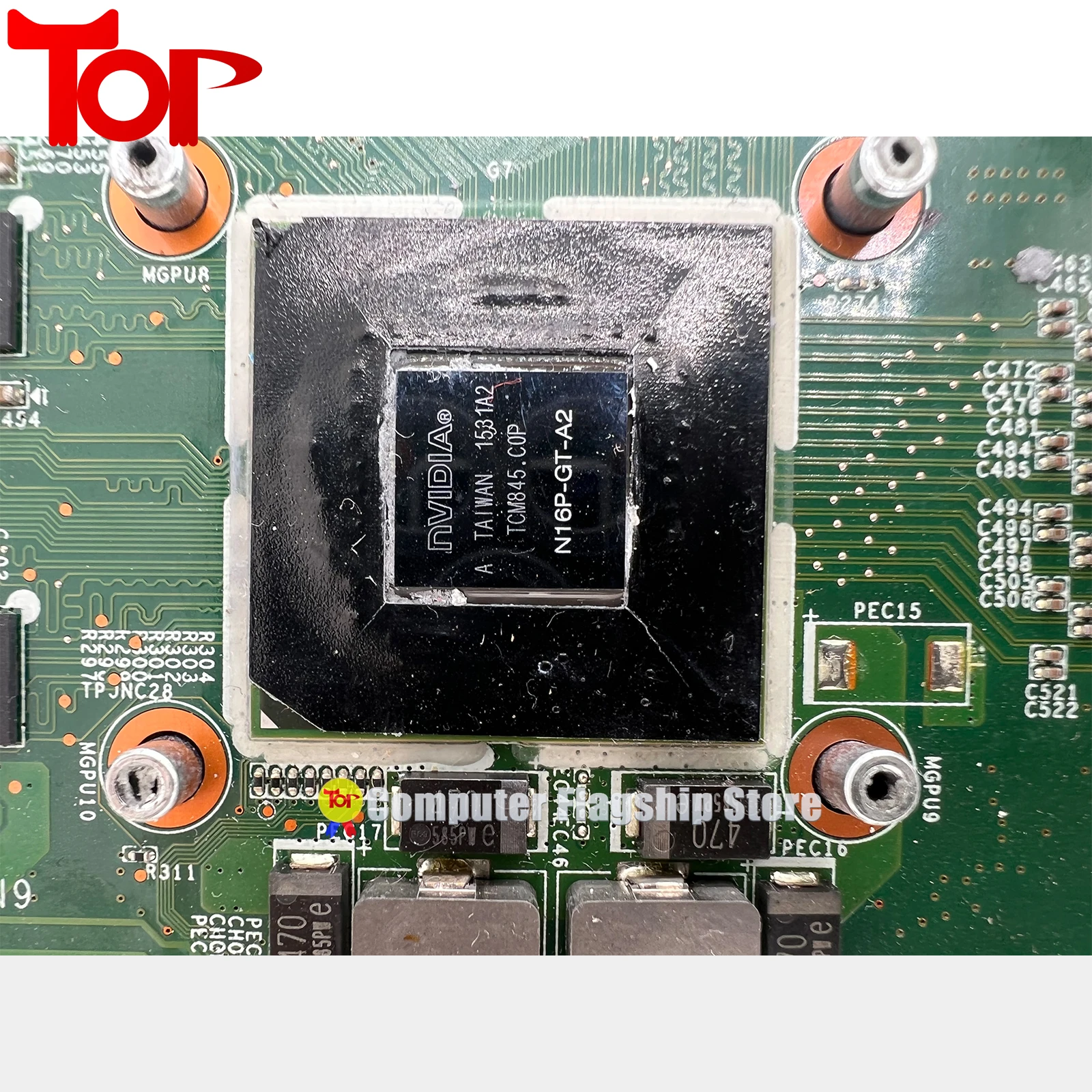 Imagem -04 - Laptop Motherboard para Msi Gp72 Gp62 2qe064xpl I75700hq Gtx950m Mainboard 100 Testado Ms16j31