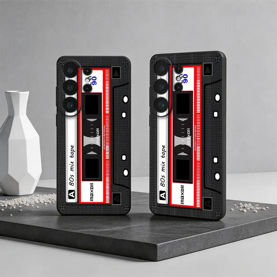 Case for Samsung Galaxy S26 Ultra S25+ S20 S23 S26+ S25 Plus S24+ S21 FE Note 20 8 9 10 S24 S10 S9 Phone Cover Red Border