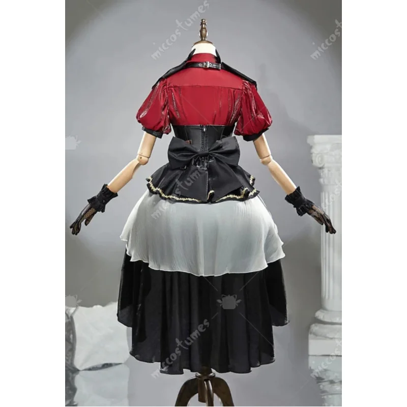 

CyMICCOSTUMES Women Sakiko Cosplay Costume Stage Suit Top Skirt with Waistband Mask