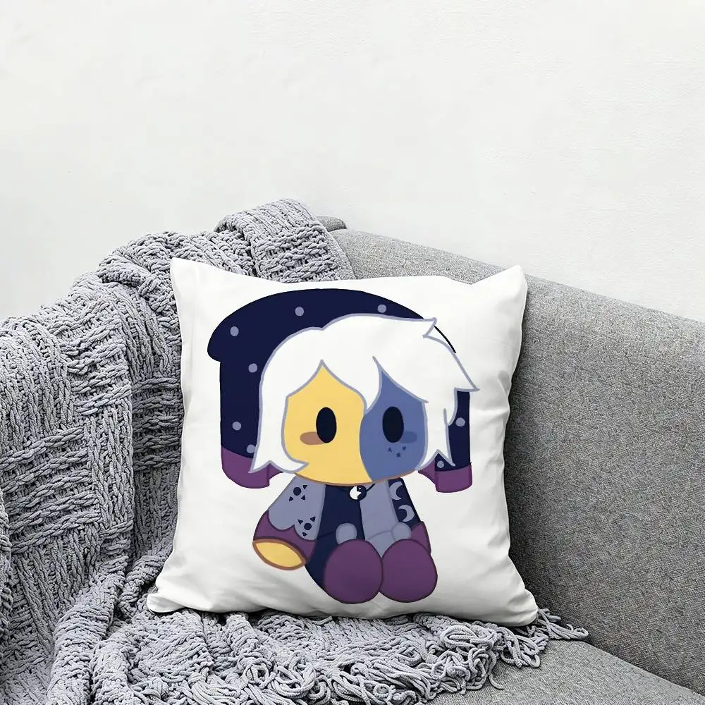 T-The O-Owl H-Houses-S Throw Pillow Case 40x40cm Decoration DIY Square Chair Pillowcase Pad Cover