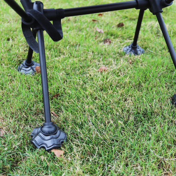 4pcs Outdoor Camping Chair Foot For Pads Chair Leg Mat Non-slip Anti-trap Covers Folding Chair Anti Slip Footrest