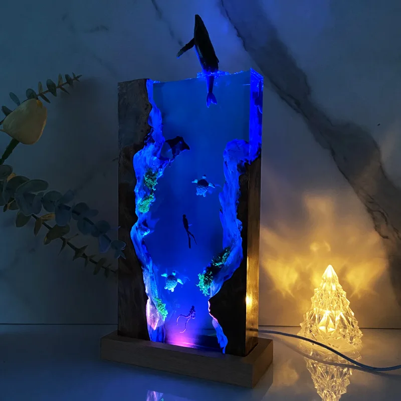 

NEW Handmade Resin Sculpture Ornaments Creative Atmosphere High-end Feeling Home Decoration Marine Art Pieces Premium Gift