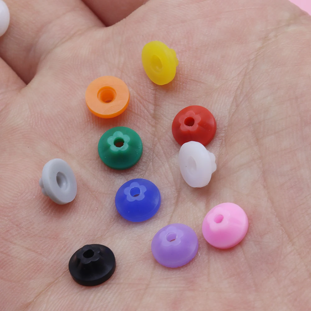 50 stuks kwaliteit siliconen nagel stofstoppers 3/32 "schacht boor covers, e-bestand anti-stofkappen, nagel gereedschap accessoires, mix kleur