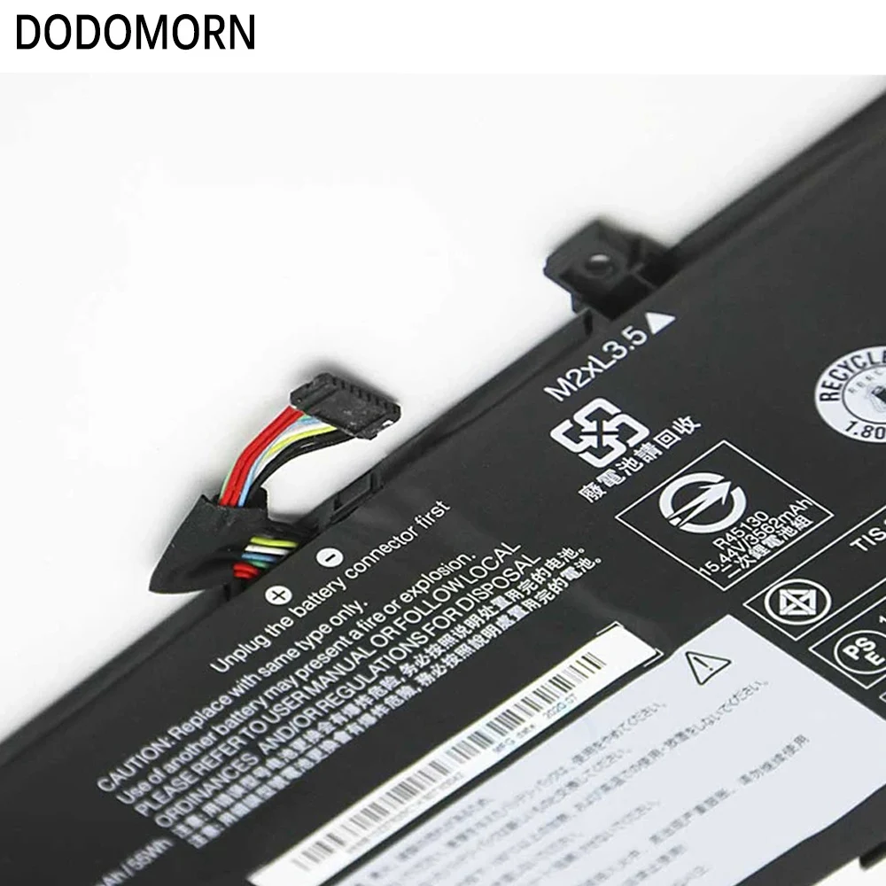 DODOMORN L19D4PDD Laptop Batterij Voor Lenovo ThinkBook 13S 14S G2 ITL Serie 5B10Z37621 SB10Z37619 5B10Z37617 2 Jaar Garantie