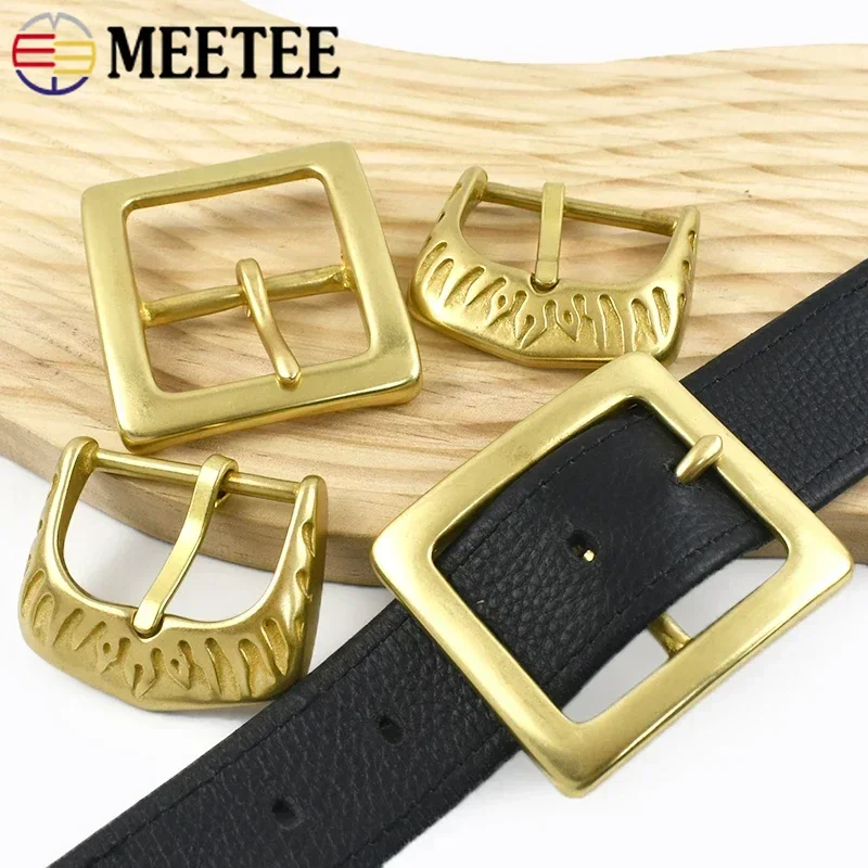 

1Pc 45mm Solid Brass Buckles for Man’s Belt Bag Strap Pin Clasp Heads Waistband Decoration Hook 43-44mm DIY Sewing Accessories