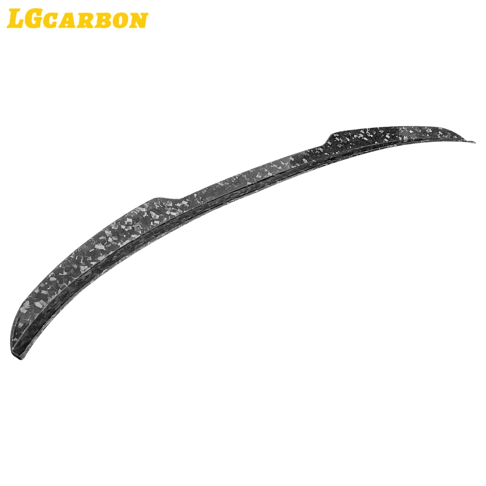 LGcarbon For BMW 6 Series GT G32 2021 Real Carbon Fiber roof spoiler Back Trunk Tail Wing