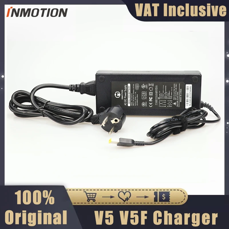 Original Charger For INMOTION V5 V5F Unicycle Self Balance Scooter Portable 84V Li-on Battery Charger Parts Power Battery Supply