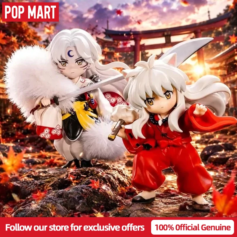 Nueva Caja Sorpresa Original POP MART de la Serie Inuyasha Sengoku Journey, Figura Coleccionable de Anime, Adorno de Moda, Juguete y Regalo