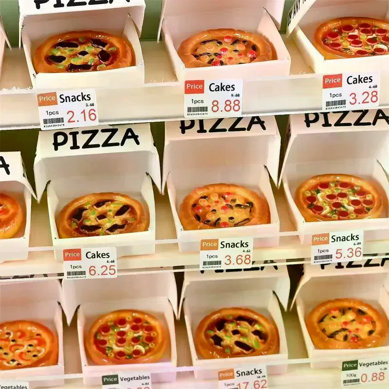 10 PCS Puppenhaus Miniatur Simulierte Pizza Modell Küche Lebensmittel Zubehör Für Puppe Haus Dekor Kinder Pretend Spielen Spielzeug Geschenk