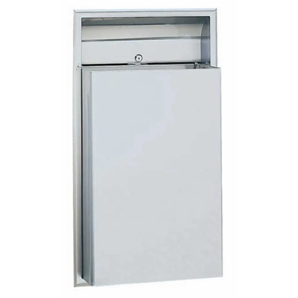 

3644 ClassicSeries Stainless Steel Recessed Waste Receptacle, Satin Finish, 12 Gallon Capacity, 28-5/8" Height