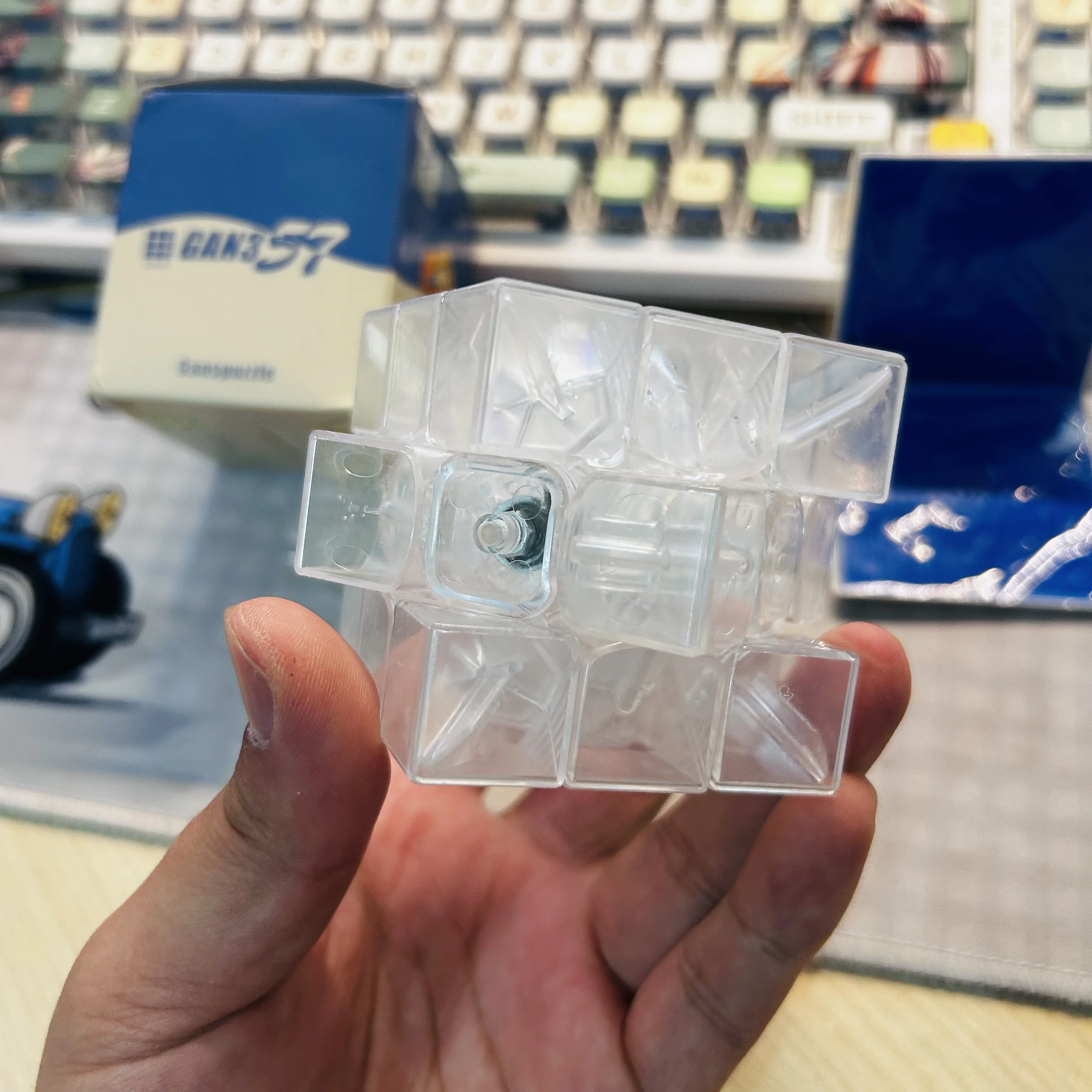 Gan357 Transparent Limited Edition Cube 3x3 Cube Collection Gan 3x3x3 Magic Cube