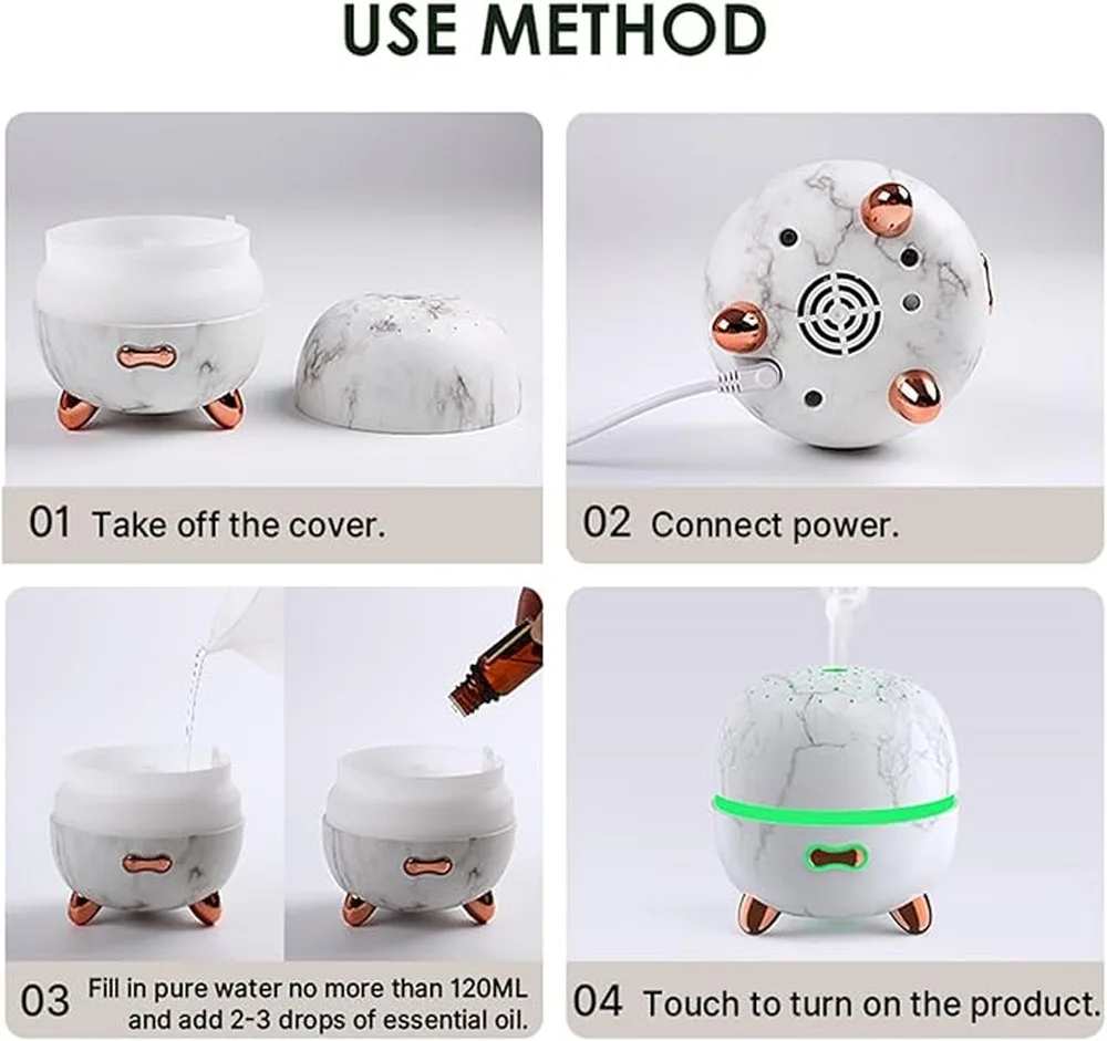 Compact Jellyfish Diffuser Cloudy Diffuser Pen With 120ML Capacity Offers Quiet Mode To Promote