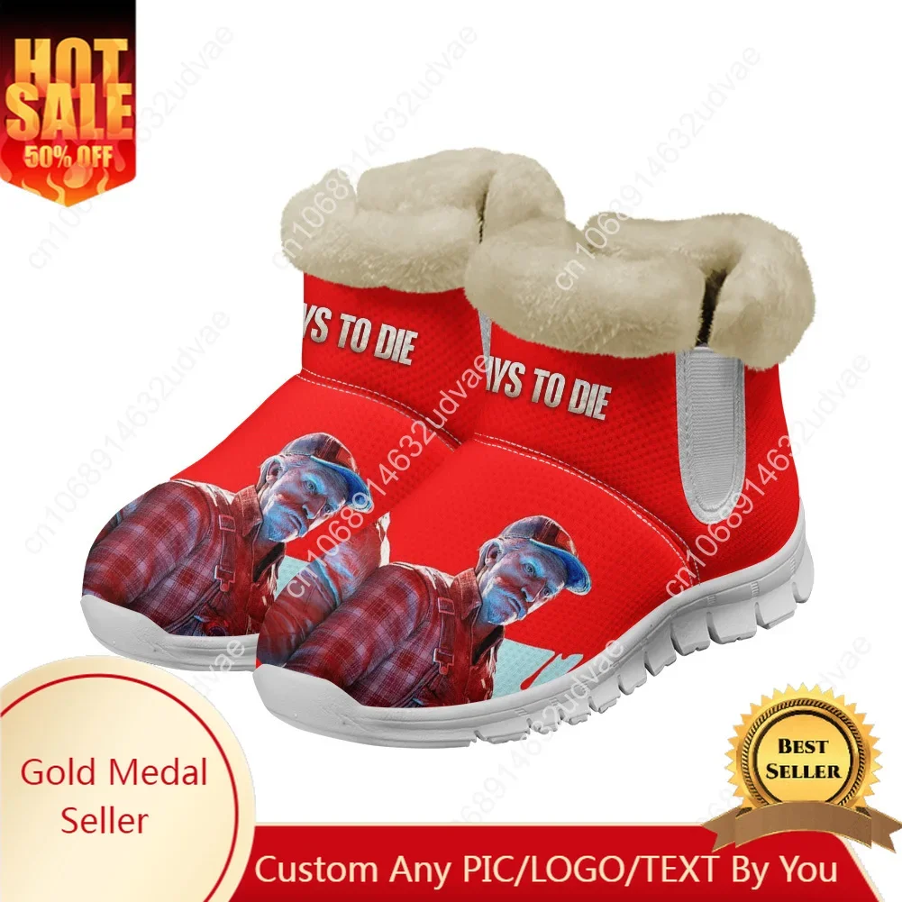 

7 Days to Die Snow Boots Mens Womens Teenager Shoes Keep Warm High Quality Casual Lightweight Couple Sports Custom Sneakers