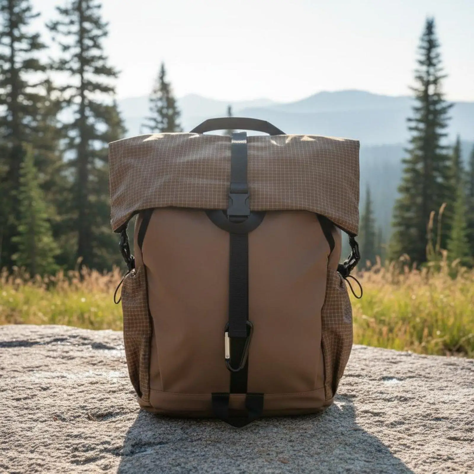 Men Travel Pack Lightweight Nylon Backpack Strict Backpack for Travel School Bookbag and Daypack