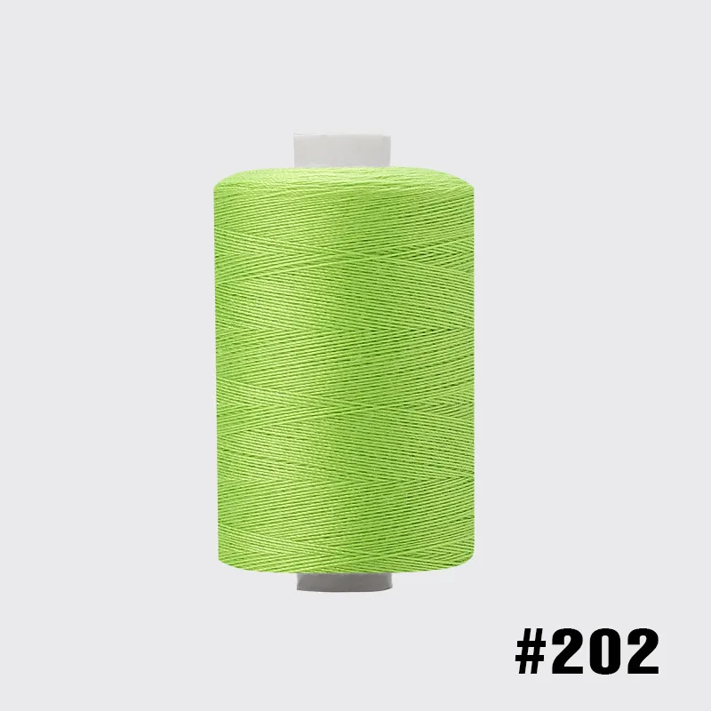 1 Roll 1000 Yards Colored Thread For Household Sewing, Green Color Series, Multifunctional Polyester 402 Sewing Thread