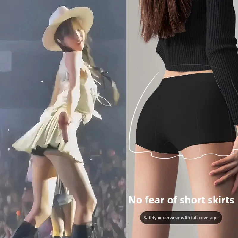 Ladies Seamless Ice Silk Safety Pants Thin Summer Underwear Wedding Dress Lift Butt Shorts Invisible Briefs for Women — купить у AliExpress WW