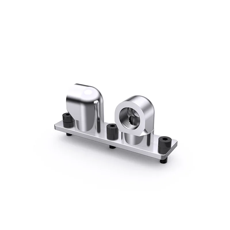 BYKSKI G1/4' Dual 90 Degree Rotating Bridge Module Rotated 360 Degrees To Adapt Water Cooling Accessories Fittings B-VGA-MINI-X
