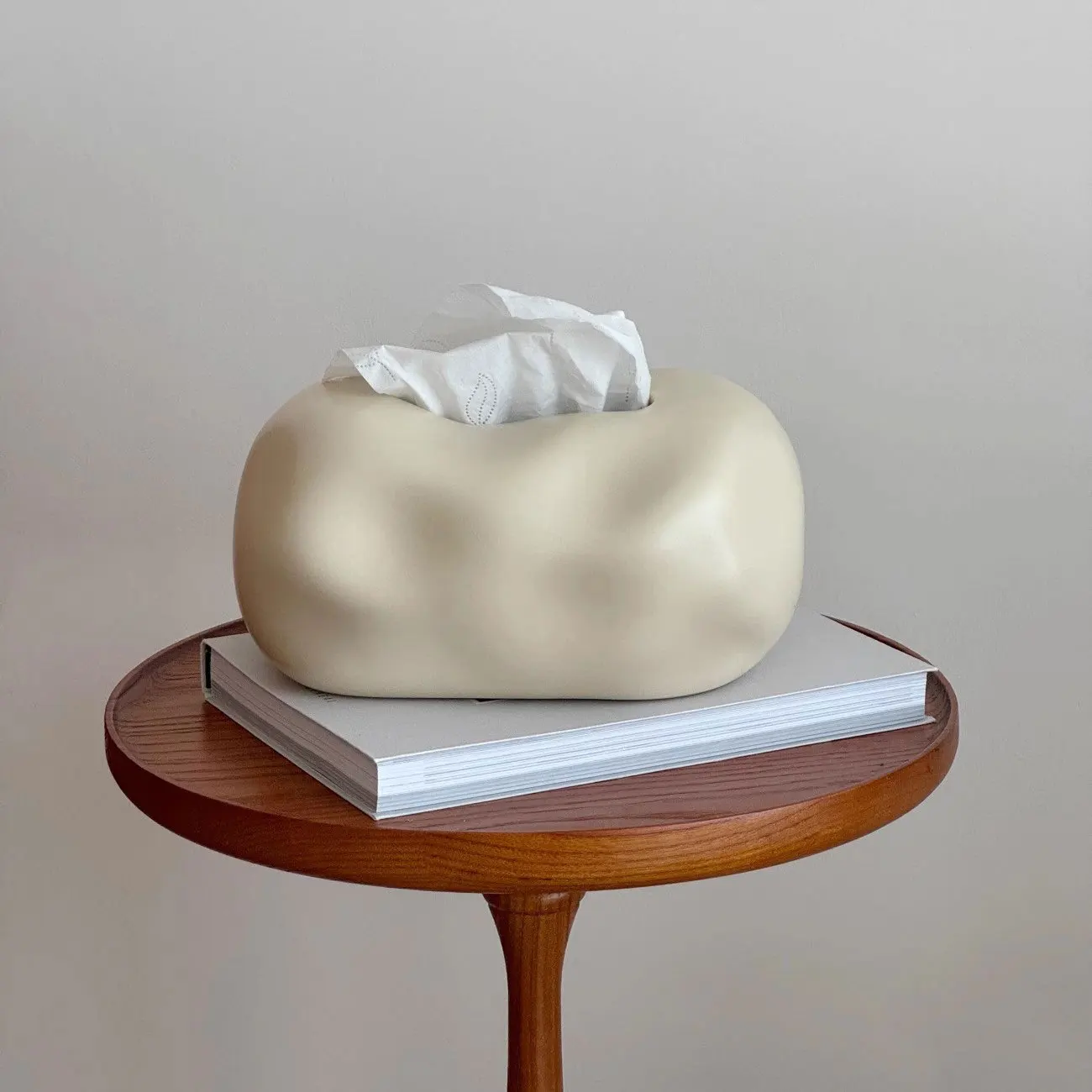 Ceramic Tissue Box Holder - Modern Desk Decor, Aesthetic Bathroom & Vanity Organizer with Artistic Craft Dropshipping
