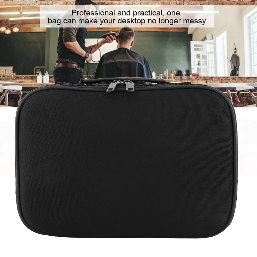 PVC Barber Tool Bag Durable Multi-functional Hair Styling Tool Case Professional Lightweight Hairdressing Scissors Bag