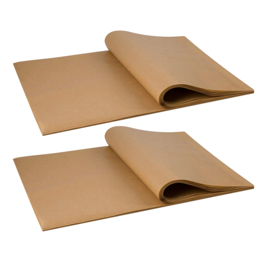 

100 Pcs Baking Paper Non Stick Fry Pan Cake Sheets Kitchen Oil Water Resistance Parchment Silicone Steamer Pad