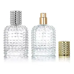 Cologne Travel Bottle, Empty Refillable Glass Perfume Atomizer with Spray Nozzle, Mini Size Perfume Refill Bottle, 1pcs 30ml