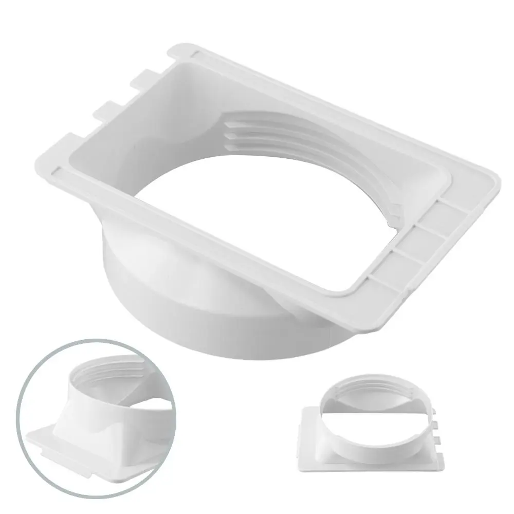 ABS Exhaust Duct Interface Efficient Ventilation Easy Installation Air Conditioner Duct Adapter Portable Secure Fit