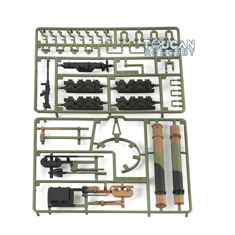 W magazynie części zamienne HENG LONG 1/16 niemiecka pantera V RC Tank 3819 akcesoria dekoracyjne torba tukan Model TH00202-SMT9