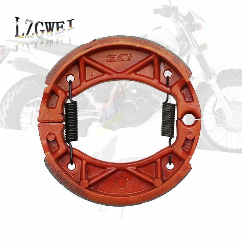 Zapata de freno de tambor trasero de motocicleta para Yamaha XT225 TW200 TW225 XT 225 TW 200 225 piezas, pastillas de freno de tambor