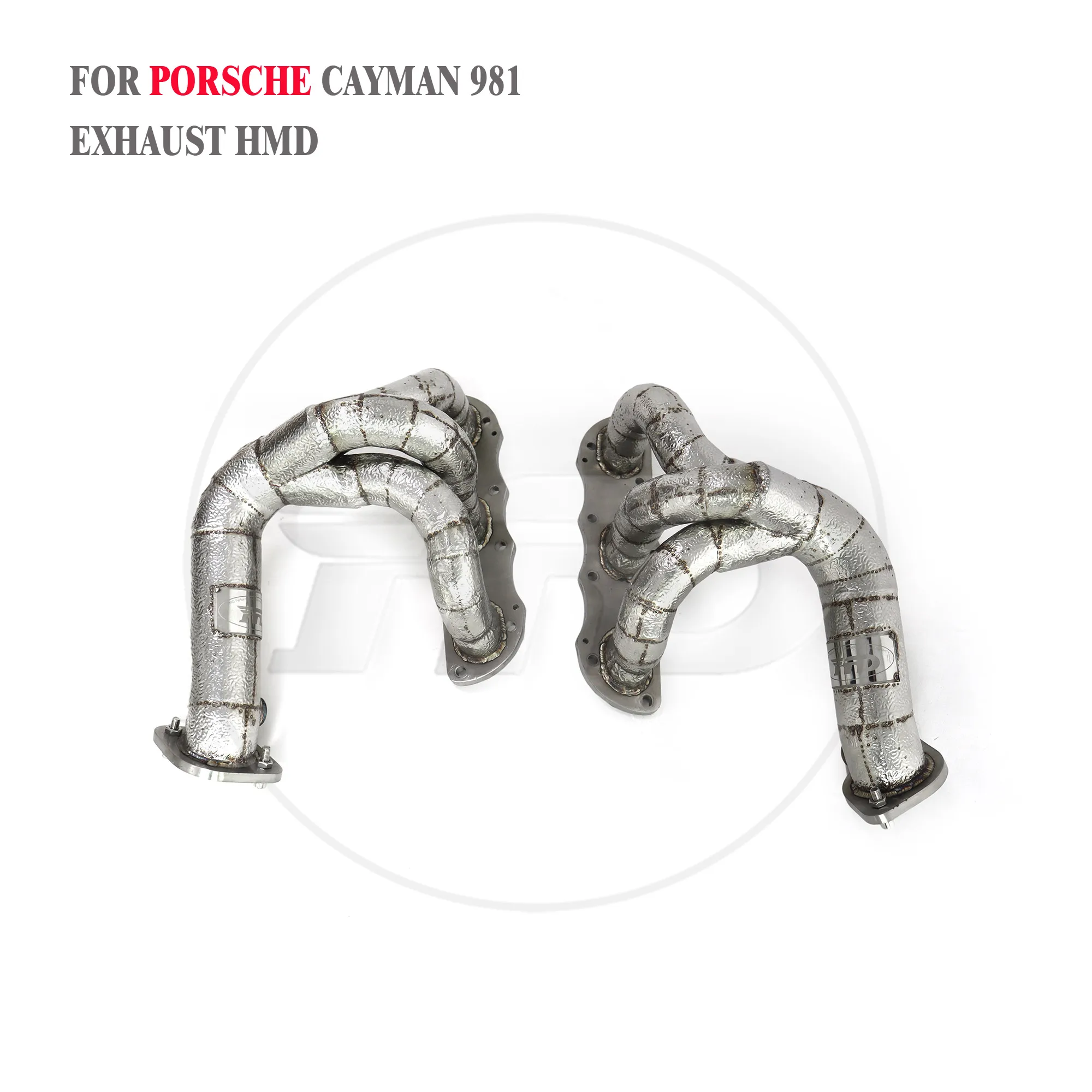 HMD Exhaust System High Flow Performance Header for Porsche Cayman Boxster S GTS 981 3.4L Catless Manifold