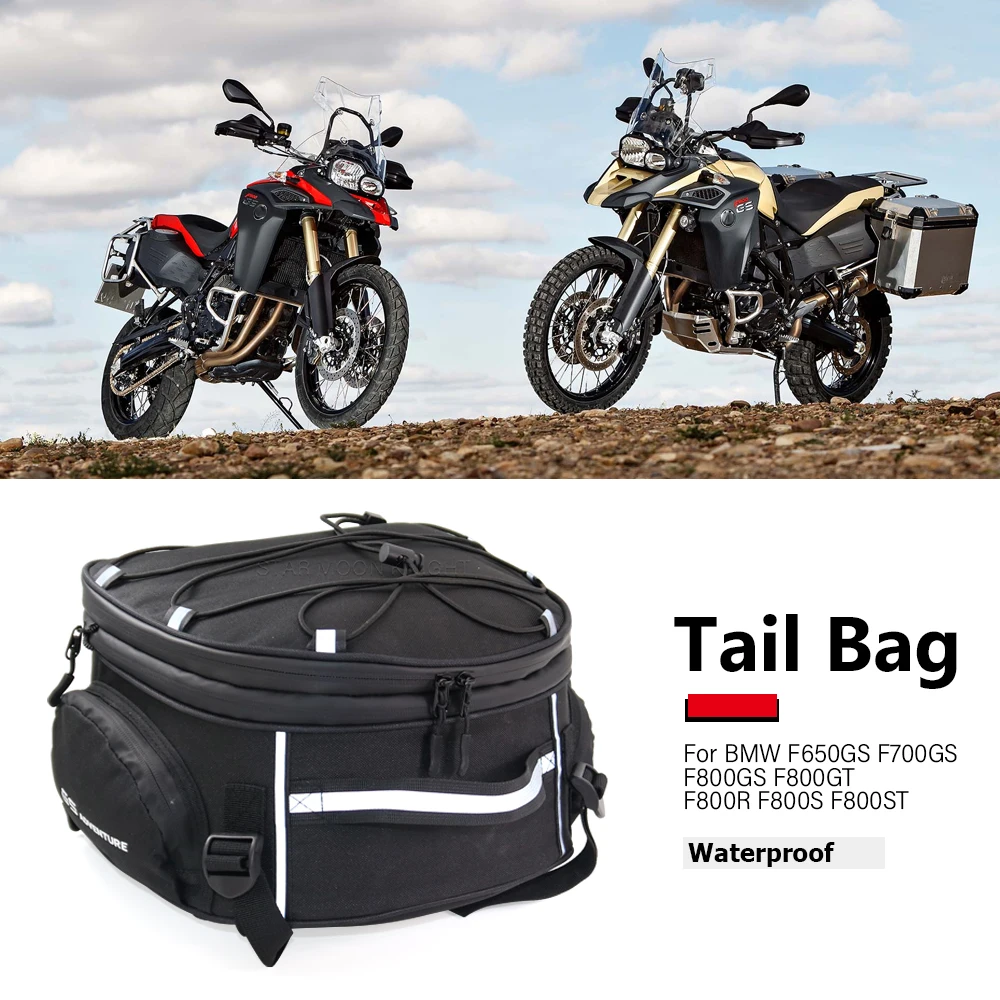 

Tail Bag Luggage Back Seat Large Capacity Bag For BMW F650GS F 700 GS F700GS F800GS ADV F800GT F800R F800S F800ST F 800 GT GS