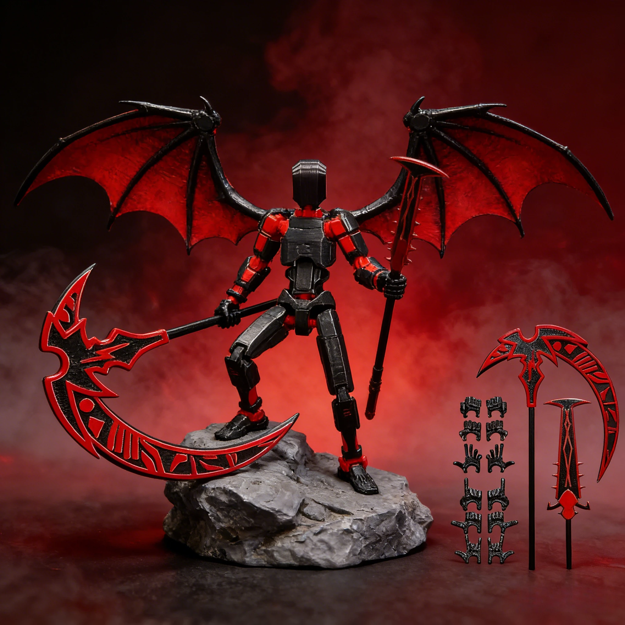 Figura de acción de robot multiarticulado impresa en 3D mejorada: 13 posiciones Shapeshift, decoración de escritorio simulada móvil