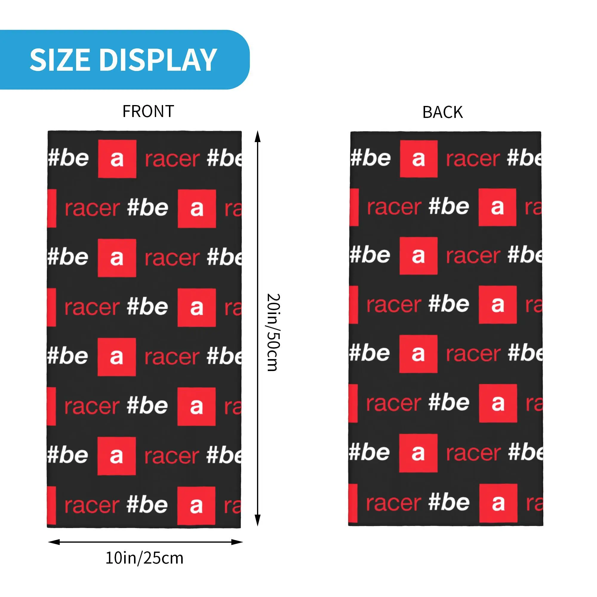 Изготовленная на заказ A-Apriliaes, зимняя повязка на голову для гонок, теплая повязка на голову для женщин и мужчин, походный шарф для бега, итальянская бандана для лица, гетры