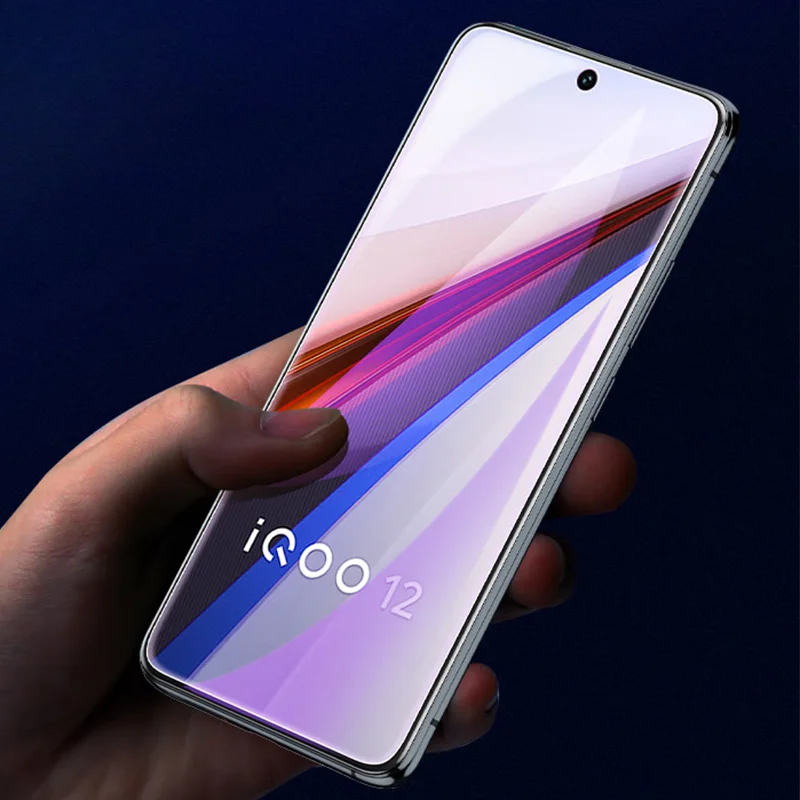 Anti Blue Tempered Glass for Vivo IQOO Iqoo 12 Screen Protector for VIVO IQOO12 Iqoo12 Eye Protection Protective Front Film