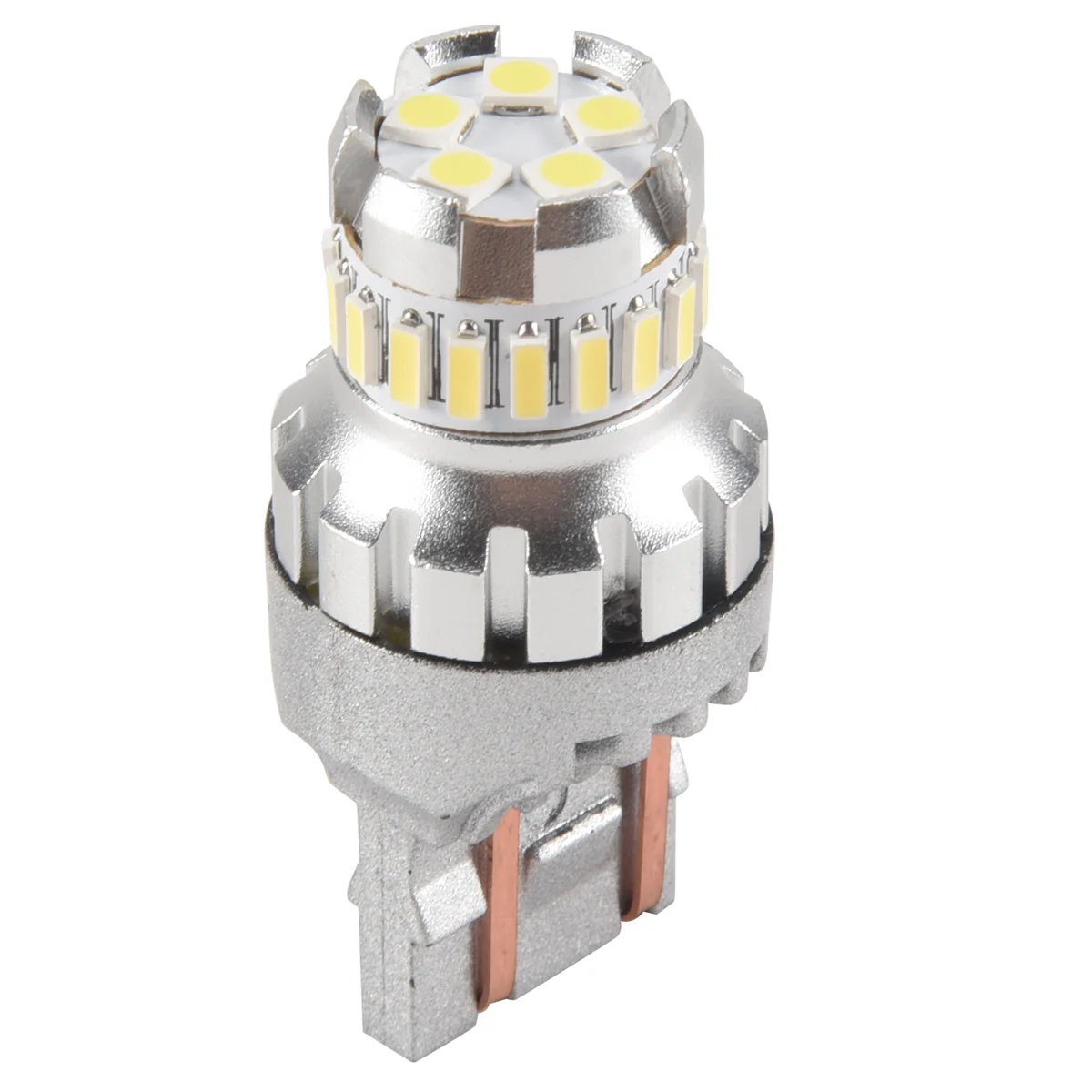 AT77 Auto T20 7440 W21W LED Canbus Achteruitrijlichten W21/5 W 7443 LED Lamp Rem Richtingaanwijzers 6500 K Super Heldere Achterlicht