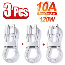 3PCS 100W USB Type-C Super Fast Charging Cable
