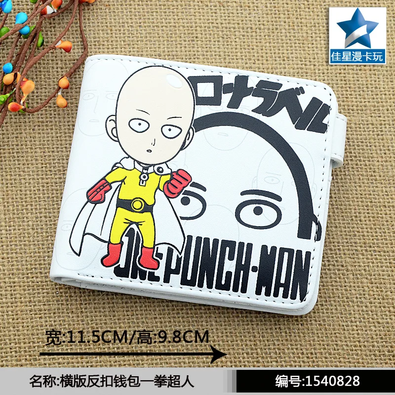 Portafoglio pieghevole corto con chiusura a scatto Saitama ONE PUNCH-MAN