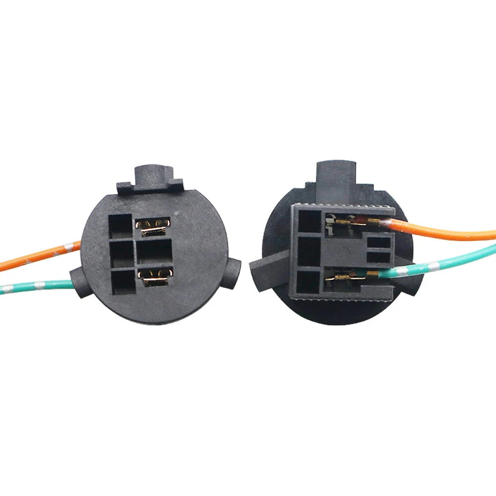 YSY 2pcs Car Headlight Bulb Base Holder Wire Adapter For Hyundai New Santafe H7 Halogen Lamp Socket Connector Wiring Harness