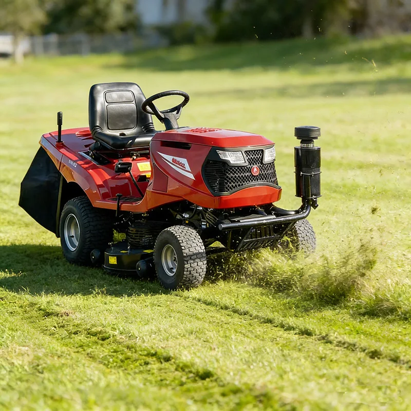 

Lndustrial-grade Four-stroke Ride-on Lawn Mower with Large Capacity 41-inch Cutting Width and High-torque Engine