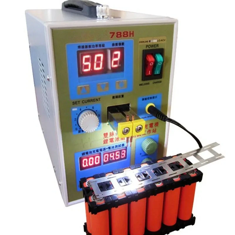 Ready Stock 788H Spot Welder, 110V/220V LED Pulse Welding Machine, Micro-computer