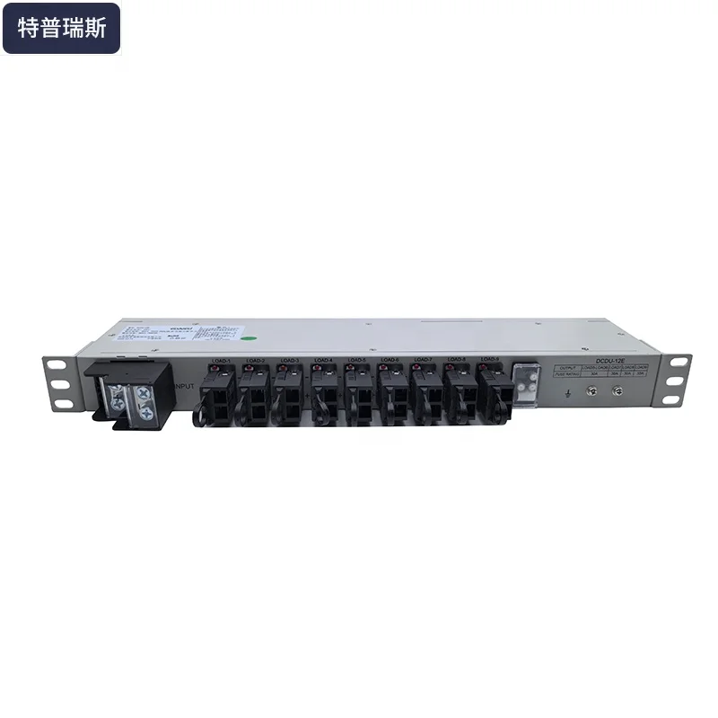 DC 19 inch 160A input 9-port  DCDU-12E rack mounted power distribution unit