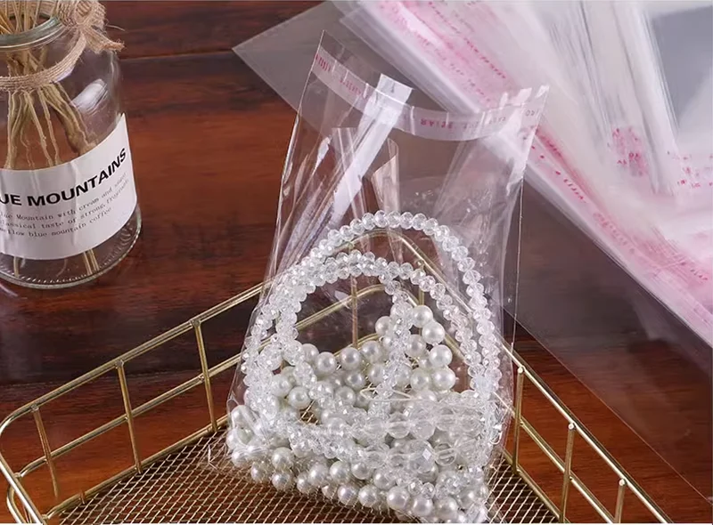 100PCS Opp Selbstklebende transparente Plastiktüte Kleidung Schmuck Verpackung Selbstklebende Keks Süßigkeiten Verpackung Zellophanbeutel – Detail 9
