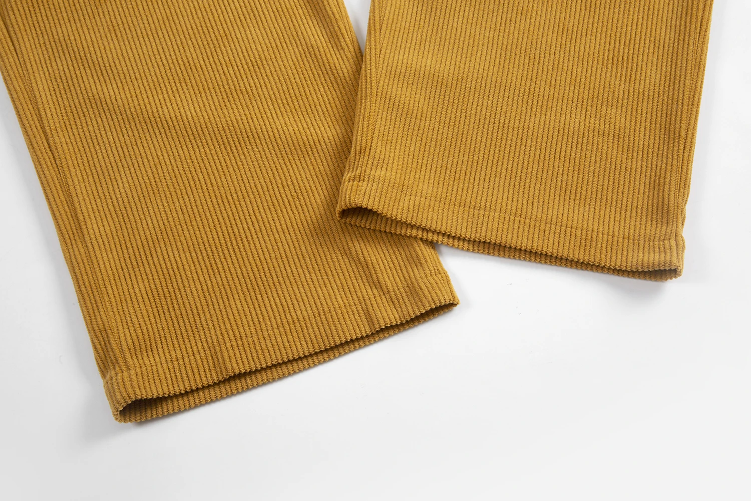 กางเกงขายาวทรงตรงเอวสูงผ้าลูกฟูกสไตล์เรโทรสำหรับผู้หญิง ฤดูใบไม้ผลิ ฤดูใบไม้ร่วง แฟชั่นเกาหลี ทรงหลวม สวมใส่ได้กับทุกชุด สีดำ