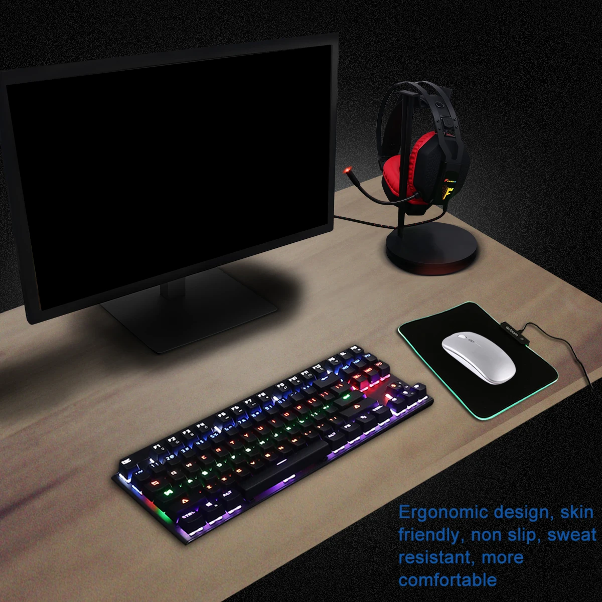 

Wireless Mouse Computer Mice Portable 600mAh 5000000 Times Ergonomic Silent 24GHz Connection Mouse